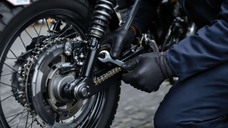 découvrez comment retendre et graisser correctement la chaîne de votre moto pour assurer une performance optimale et prolonger sa durée de vie.