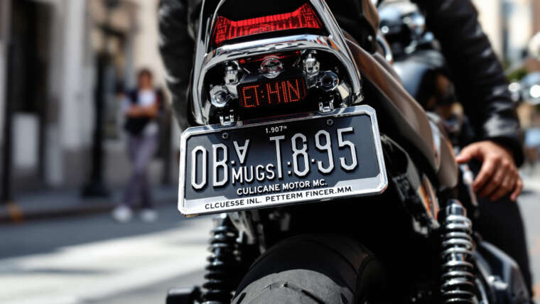 découvrez les dimensions légales des plaques d'immatriculation moto et les amendes en cas de non-respect. restez informé pour éviter les sanctions.