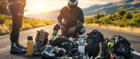 Quel équipement emporter pour un road trip à moto en été ?