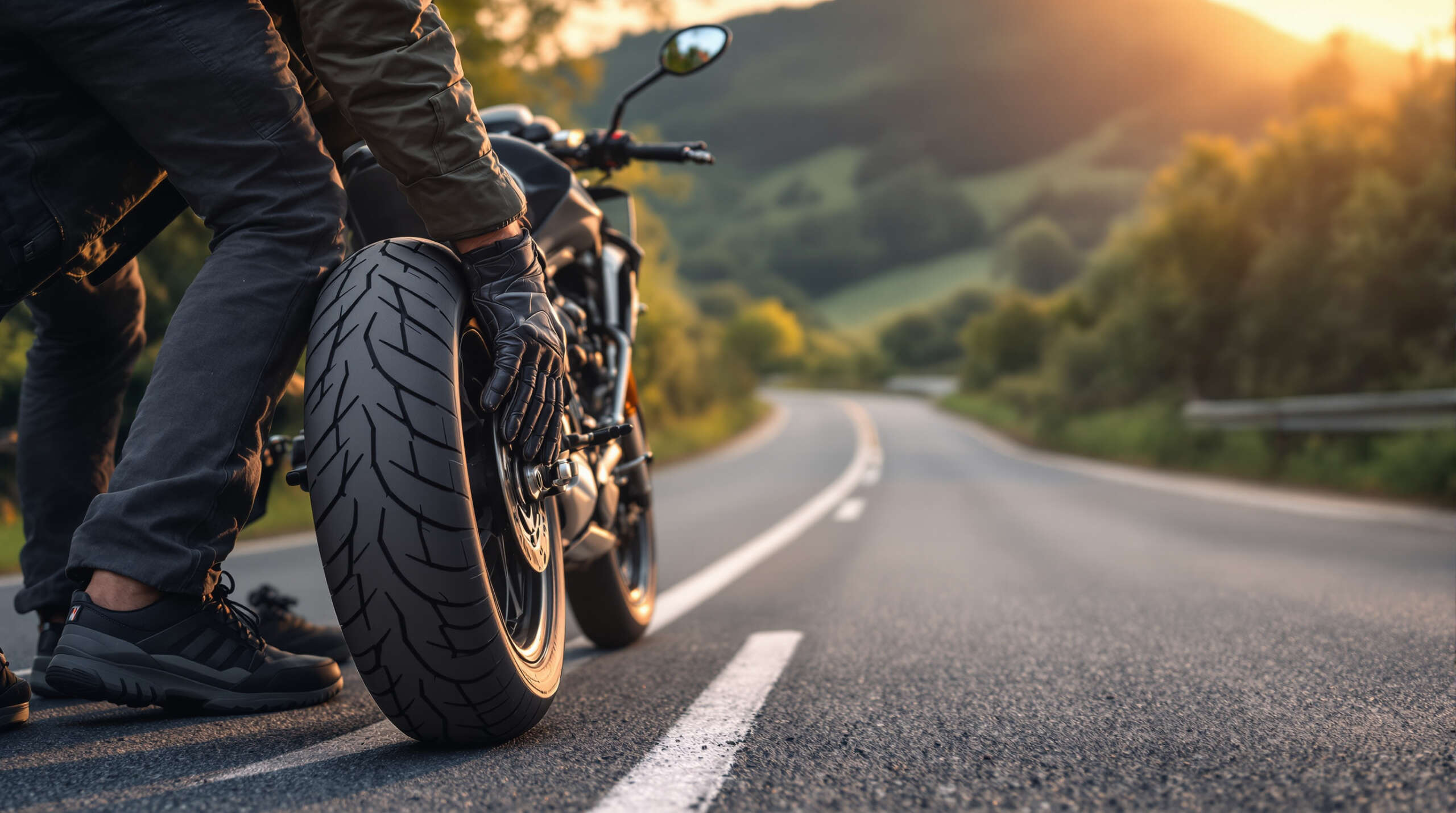 découvrez comment choisir la pression de pneus idéale pour votre moto sur route afin d'assurer sécurité, performance et longévité de vos pneus.